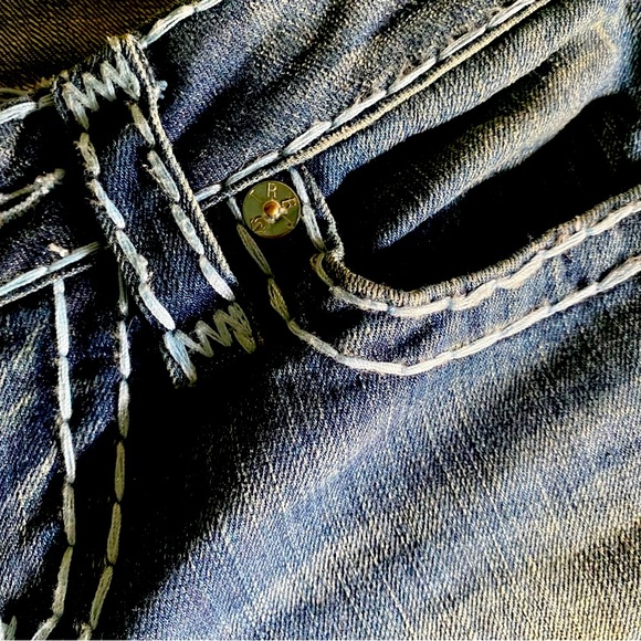 True Religion Ice Wash Straight Leg Jeans - Picture 11 of 14